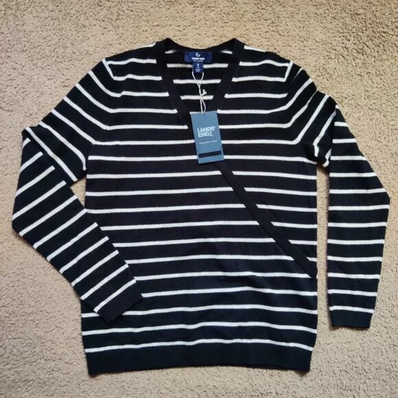 Lands' End Women's Cashmere Pullover Sweater, NWT - Picture 2 of 3